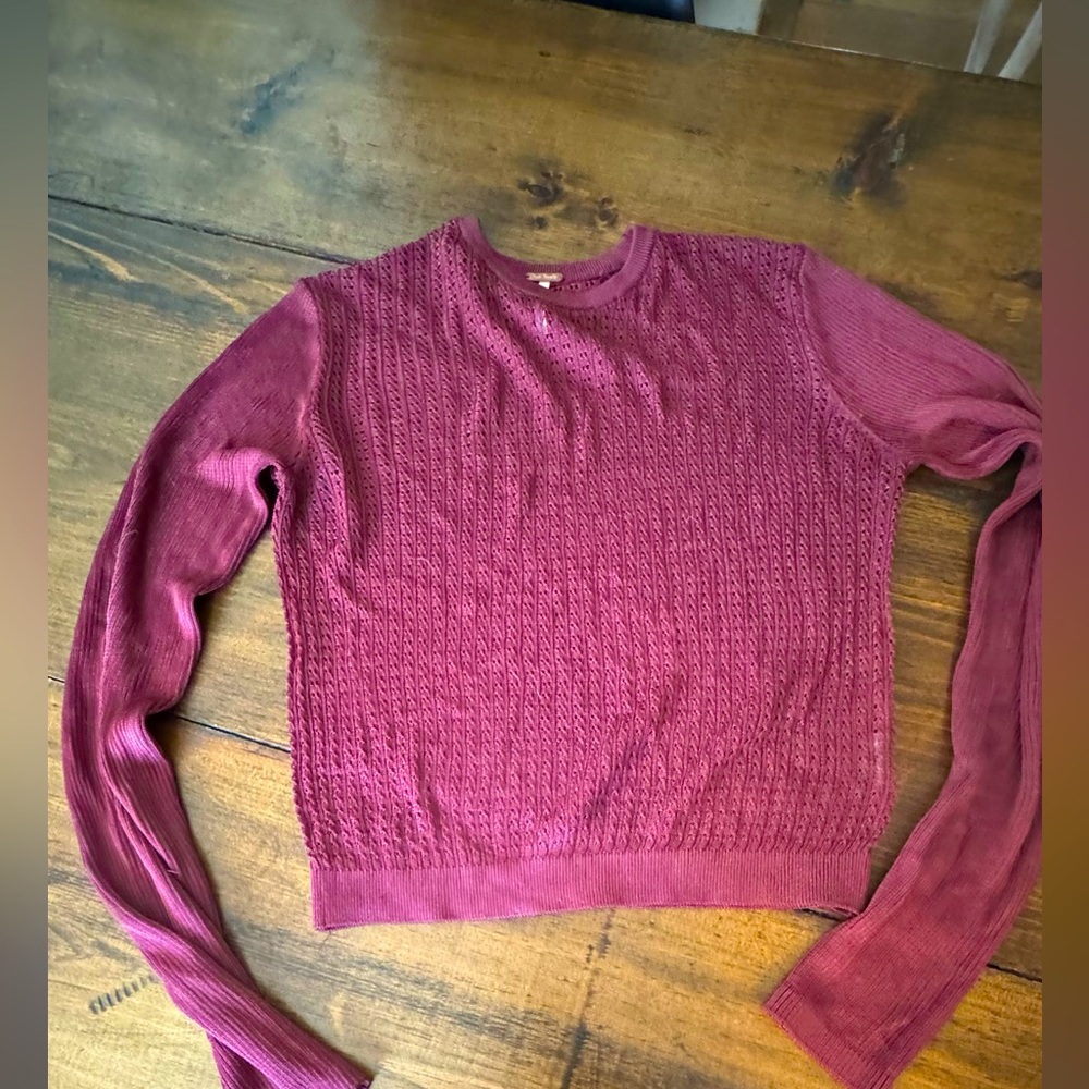 Free People Crew Pullover S